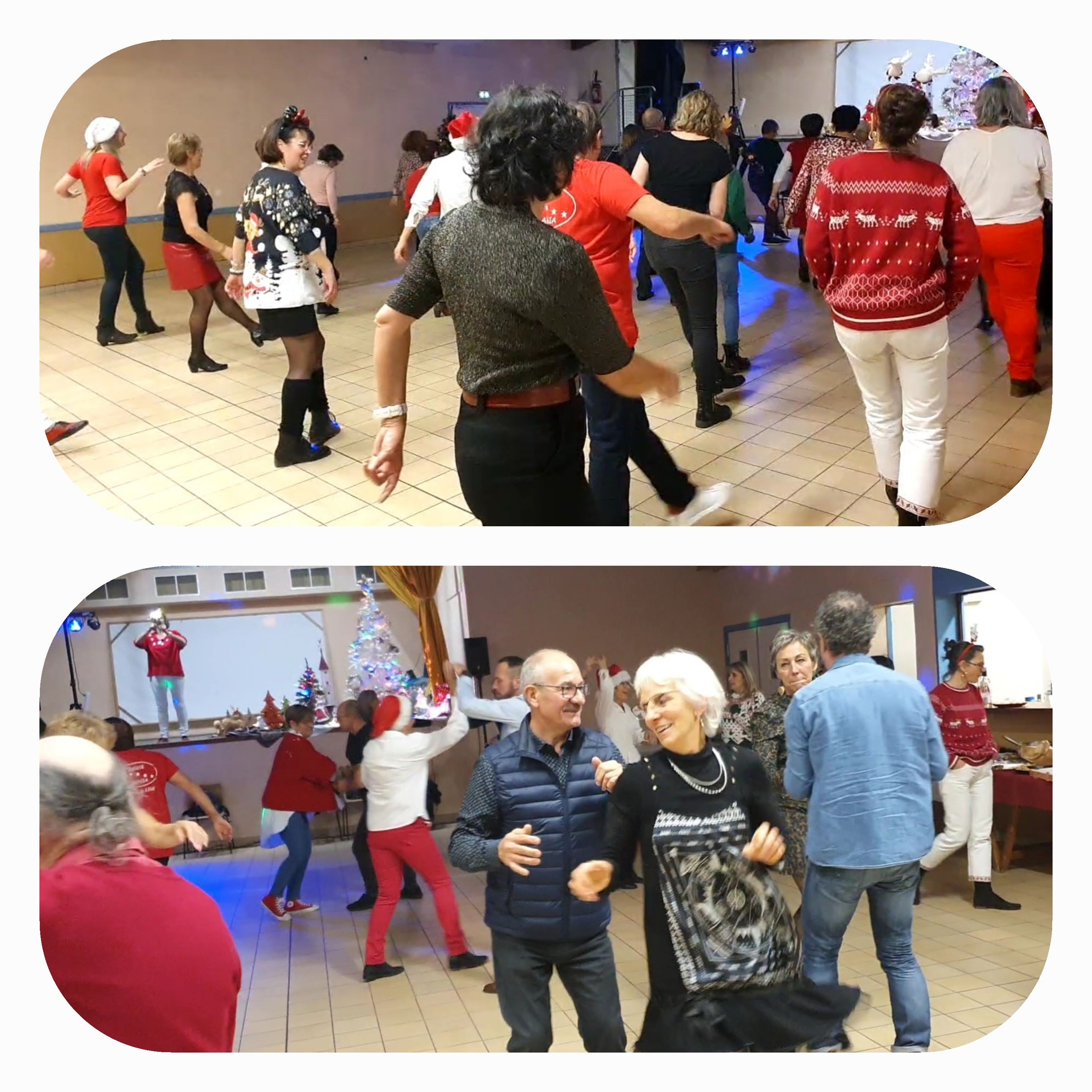 17/12/22 FEUGAROLLES. Les 2 ASSOS BJ DANCE & DANSE MANIA