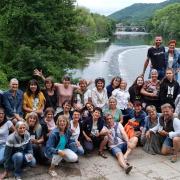 les participants au W.E. de l'AG DANSE MANIA 