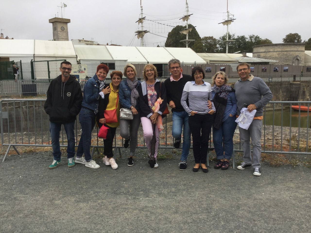 petite pause à Rochefort non loin de l'Hermione